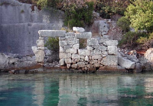 Historic ruins of Olympos