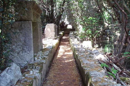 Historic ruins of Olympos