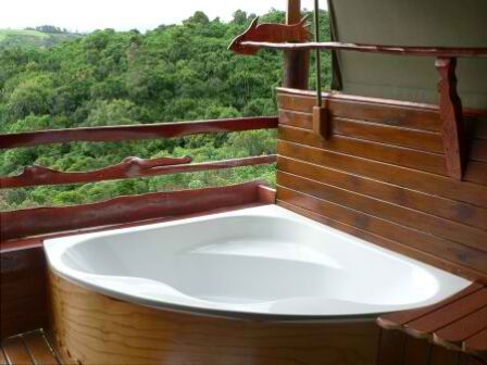 The bath tub with a view