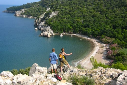 Erstaunliche Küste von Antalya