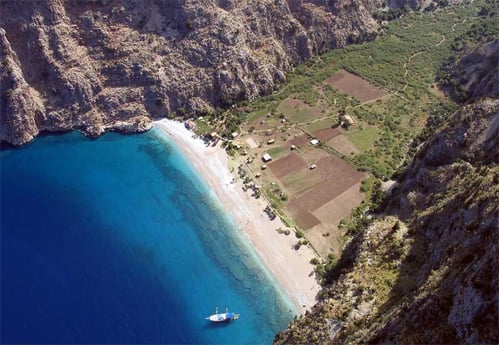 Geweldige kustlijn van Antalya