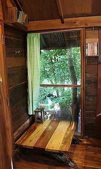 A charming little nook inside the house